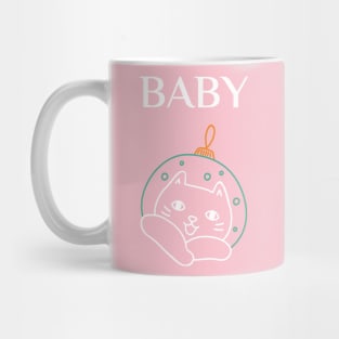 cute matching family pajama shirt, the baby Mug